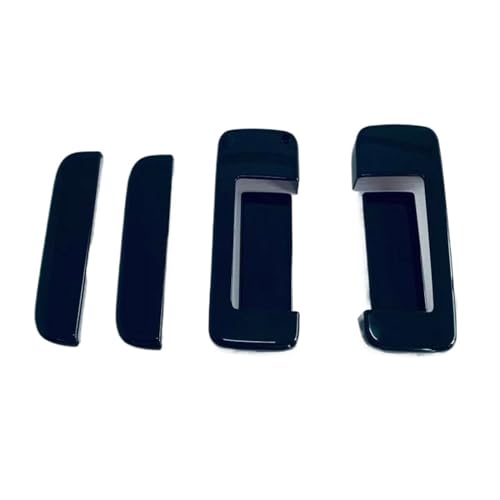 MZEER ABS Chrom Türgriff Schüssel Catch Cap Abdeckung Trim Für Daihatsu Für Atrai Für HIJET Für CARGO S700 S710 2022 2023 Ohne Smart Key Loch(Black,LOW ABS) von MZEER