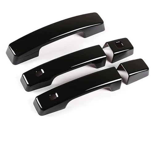 MZEER ABS Schwarz Für Für Defender 90 2020-2022 Auto Außen Zubehör Türgriff Schüssel Dekoration Abdeckung Trim(2) von MZEER