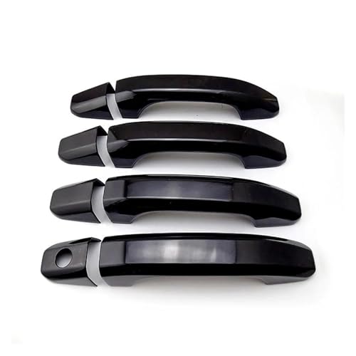 MZEER Auto-Außenteile Türgriffabdeckung Für Für SILVERADO 1500 2500 3500 Für CREW Für CAB Für SUBURBAN Für TAHOE 2014-2020(Glossy black) von MZEER