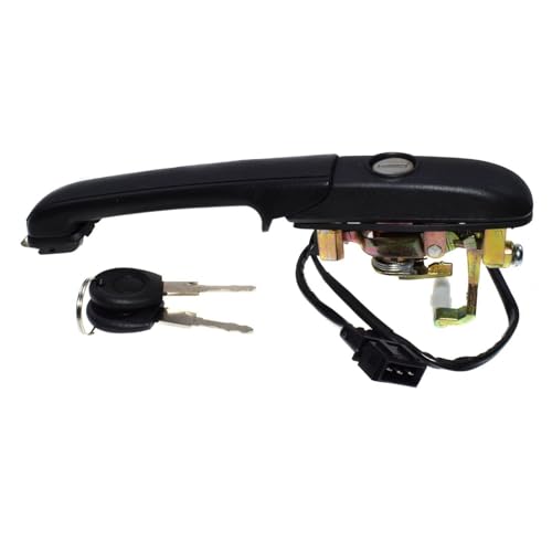 MZEER Auto-Außentürgriffe Schwarz Mit Schlüsseln Ersatz Für VW Für B4 1994 1995 1996 1997 3A0839205A 3A0839206A 3A0837207C 3A0837208C(Front right) von MZEER