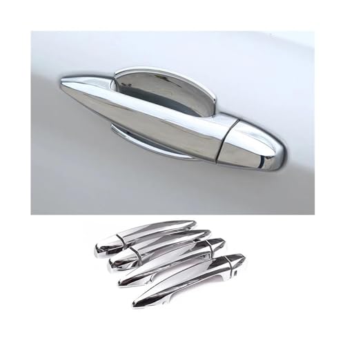 MZEER Auto Außerhalb Zubehör Außentür Griffe Für X1 X2 X5 X6 F15 F16 F47 F48 2014-2021 Dekorieren Abdeckung Ersatz(Bright silver) von MZEER