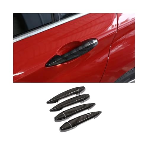 MZEER Auto Außerhalb Zubehör Außentür Griffe Für X1 X2 X5 X6 F15 F16 F47 F48 2014-2021 Dekorieren Abdeckung Ersatz(Carbon fiber color) von MZEER