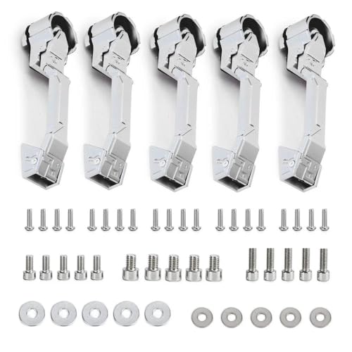 MZEER Auto Vorne Hinten Links Rechts Außen Ersatz Mechanische Türgriff Türen Styling Für Jeep Für Wrangler JK 2007-2017(Silber) von MZEER