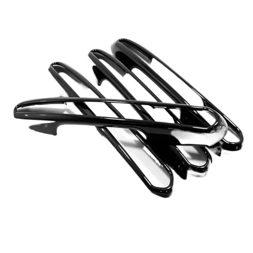 MZEER Carbon Black Chrome Außenteil Aufkleber Zubehör Auto Tür Schüssel Griff Abdeckung Trim Für Toyota RAV4 XA50 Hybrid 2019-2023(Black,C) von MZEER