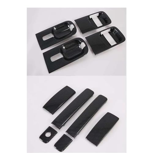 MZEER Carbon Fiber Full Set Seite Außentür Griff Abdeckung Trim Für Hyundai Für Grand Für Starex H-1 2018 2019 2020 12PCS MZEER Carbon Fiber Full Set Seite Außentür Griff Abdeckung Trim Für Hyundai Für Grand Für Starex H-1 2018 2019 2020 12PCS von MZEER