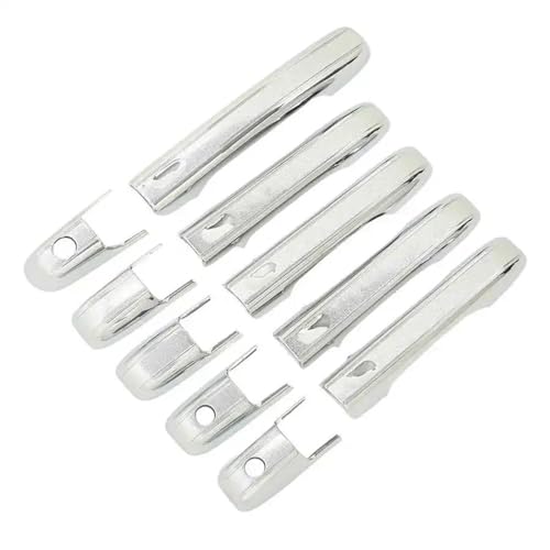 MZEER Für CR V 2002 2003 2004 2005 2006 Chrom Außentürgriffabdeckung Kratzer Dekorative Aufkleber Ersatz 10 Stück von MZEER