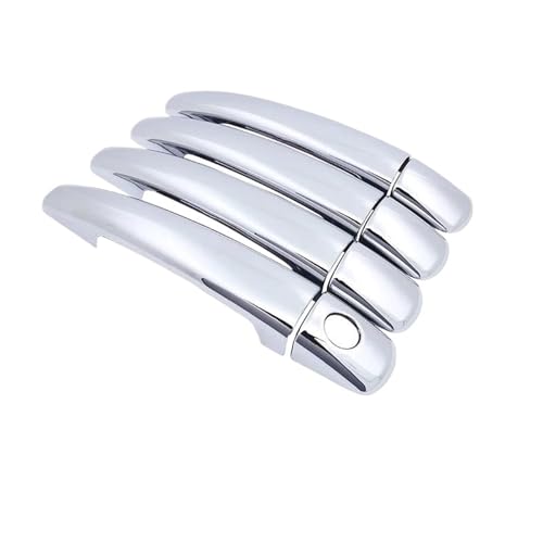 MZEER Für Daihatsu Für Terios Für Bego Für Eco Für Wild J200 F400 2006-2016 Chrom Autotürgriffabdeckung Verkleidung Dekoration Außenzubehör(Metallic Silver) von MZEER