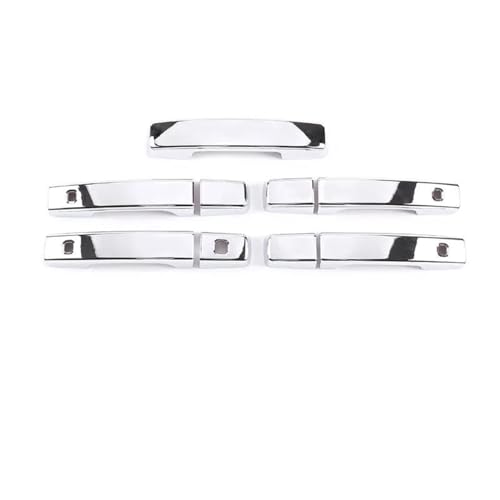 MZEER Für Für Defender 110 2020 2021 2022 ABS Chrom Schwarz Auto Außen Zubehör Türgriff Schüssel Dekoration Abdeckung Trim(1) von MZEER