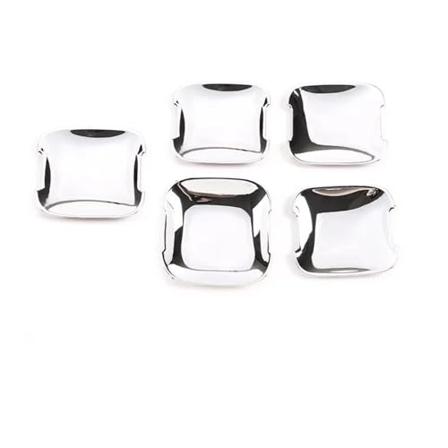 MZEER Für Für Defender 110 2020 2021 2022 ABS Chrom Schwarz Auto Außen Zubehör Türgriff Schüssel Dekoration Abdeckung Trim(2) von MZEER