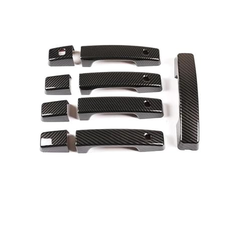 MZEER Für Für Defender 110 2020 2021 2022 ABS Chrom Schwarz Auto Außen Zubehör Türgriff Schüssel Dekoration Abdeckung Trim(3) von MZEER