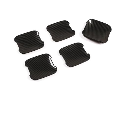 MZEER Für Für Defender 110 2020 2021 2022 ABS Chrom Schwarz Auto Außen Zubehör Türgriff Schüssel Dekoration Abdeckung Trim(4) von MZEER