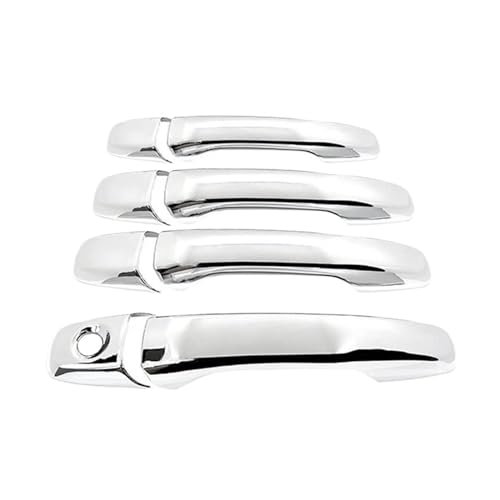 MZEER Für Für Explorer 2011-2018 Chrom Auto Außen Teil Türgriff Abdeckung Trim Schutz Kappe Aufkleber Zubehör(No Smart Hole) von MZEER