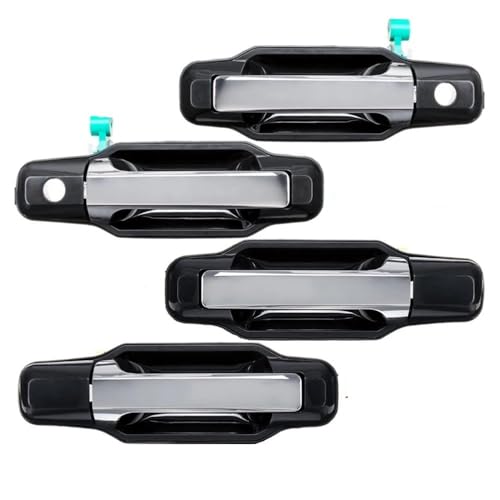 MZEER Für Kia Für Sorento 2003-2009 826503E021 826603E021 836503E021 836603E021 LHD Außentürgriff Beifahrer Fahrerseite(A set Chrome) von MZEER