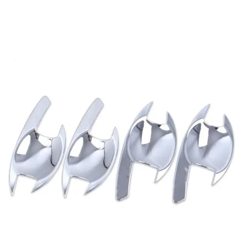 MZEER Für Mitsubishi L200 Für Triton 2006-2014 Pickup Carbon Chrom Auto Türgriff Schüssel Abdeckung Styling Zubehör(S-bowl) von MZEER