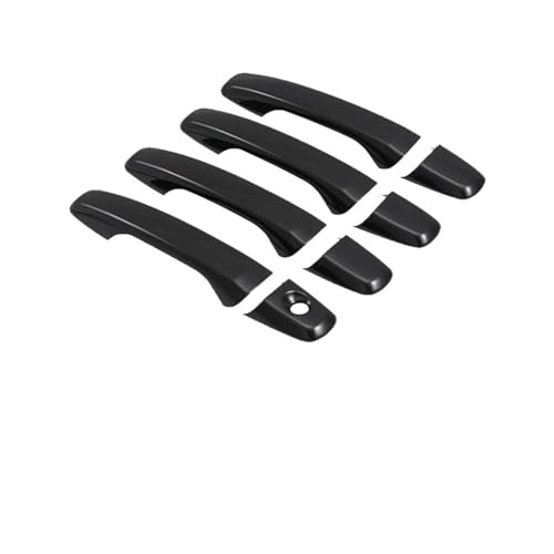 MZEER Kratzfest Set Auto Türgriff Abdeckung Trim Für Für Explorer Für Klassische U502 2011-2017 Chrom Außen Teile Zubehör(Gloss Black) von MZEER
