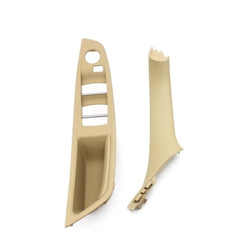 MZEER Pull Trim Abdeckung Ersatz Für F10 F11 F18 520 523 525 528 Auto Inneren Passagier Tür Panel Griff 51417225865 2 Stücke/7 Stücke Set(Beige,2pcs) von MZEER