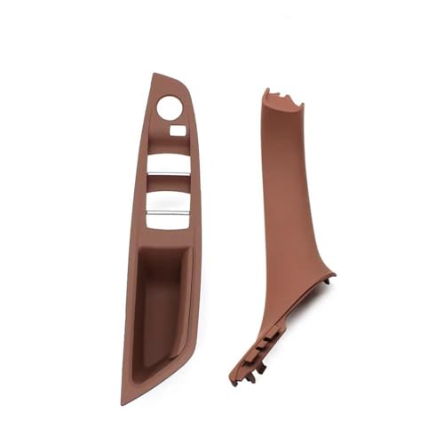 MZEER Pull Trim Abdeckung Ersatz Für F10 F11 F18 520 523 525 528 Auto Inneren Passagier Tür Panel Griff 51417225865 2 Stücke/7 Stücke Set(Braun,2pcs) von MZEER