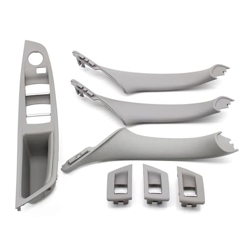 MZEER Pull Trim Abdeckung Ersatz Für F10 F11 F18 520 523 525 528 Auto Inneren Passagier Tür Panel Griff 51417225865 2 Stücke/7 Stücke Set(Gray,4 STÜCK) von MZEER