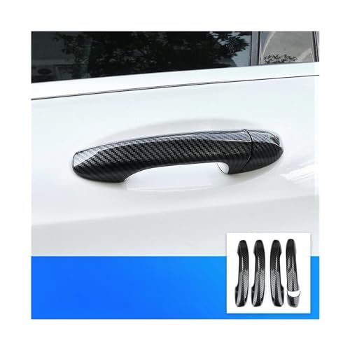 MZEER Schwarze Türgriffabdeckungsverkleidung LHD Für Für C E GLC GLB A B GLE GLS CLA GLA Klasse W213 W205 X253 2016–2020(Carbon fiber pattern) von MZEER