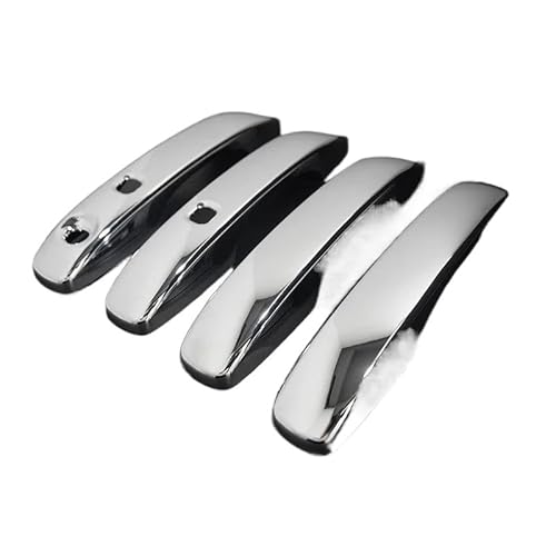 MZEER Türgriffschutzabdeckung Außenteil ABS Für Für Ranger Für Wildtrak T9 Sport XLT XLS XL 2022 2023(Chrome 2 smart hole) von MZEER