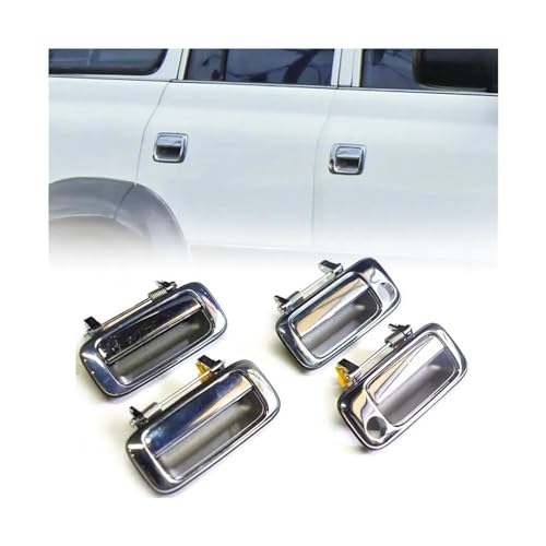 MZEER Vorne Hinten Links Rechts Auto Außen Außerhalb Türgriff Für Toyota Für Land Cruiser 80 LC80 FZJ80 4500 1991-1997 6923060010 6924060010(4 STÜCK) von MZEER