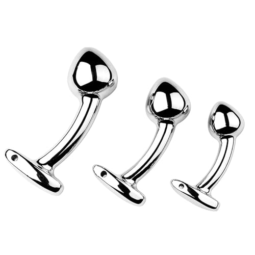 Metall Analplug Butt Plug ButtPlug Mit Pilzkopf in 3 Größen Analplug Mit Stoss Sex Spielzeug Für Die Männer Frauen Paare Anal Plug Sexspielzeug Set Anfänger Silber Anal Plugs Set Erotik Sex Toy Metall Analplug Butt Plug ButtPlug Mit Pilzkopf in 3 Größen Analplug Mit Stoss Sex Spielzeug Für Die Männer Frauen Paare Anal Plug Sexspielzeug Set Anfänger Silber Anal Plugs Set Erotik Sex Toy von MZEER