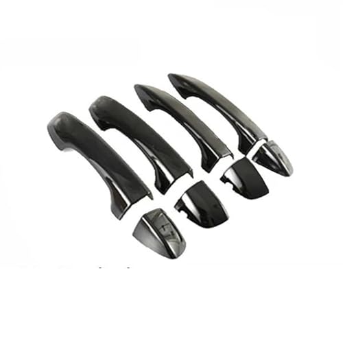 Schützende Auto Außenteile Zubehör Aufkleber Auto Türgriff Abdeckung Trim Für VW Für POLO MK6 AW BZ 2017~2023(Gloss Black) von MZEER