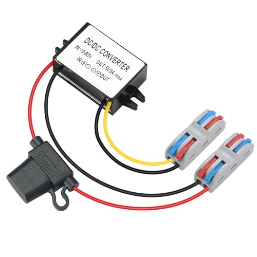 MZHOU DC 10V-60V auf 5V Spannungswandler, DC 12V 24V 48V 60V zu 5V 3A 15W Buck Wandler IP67 Wasserdicht Step down Konverter Transformator Abwärtswandler MZHOU DC 10V-60V auf 5V Spannungswandler, DC 12V 24V 48V 60V zu 5V 3A 15W Buck Wandler IP67 Wasserdicht Step down Konverter Transformator Abwärtswandler von MZHOU