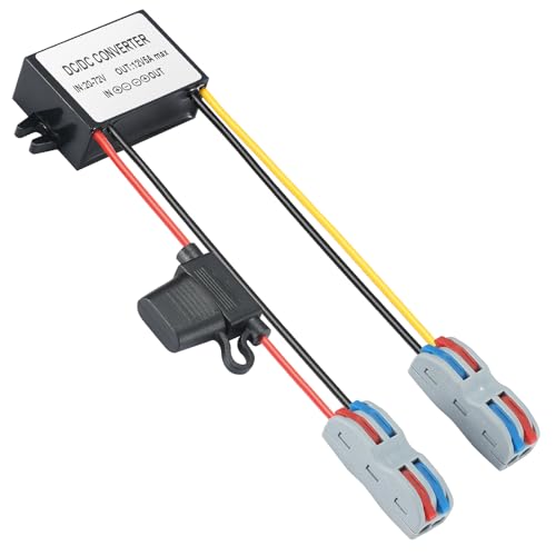 MZHOU DC 20V-72V auf 12V 5A 60W Step-Down Spannungswandler, 24V 48V 60V 72V zu 12V DC Buck Konverter Power Regulator von MZHOU