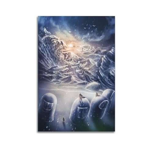 MZKSUERS Poster mit Aufschrift "The Death of Ymir", dekoratives Gemälde, Leinwand, Wandposter und Kunstdruck, moderne Familienschlafzimmer-Dekoration, Poster, 40 x 60 cm MZKSUERS Poster mit Aufschrift "The Death of Ymir", dekoratives Gemälde, Leinwand, Wandposter und Kunstdruck, moderne Familienschlafzimmer-Dekoration, Poster, 40 x 60 cm von MZKSUERS