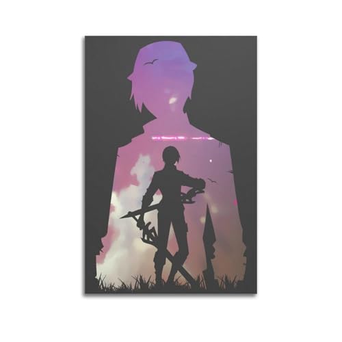 MZKSUERS Sword Art Online Anime-Poster, dekoratives Gemälde, Leinwand, Wandposter und Kunstdruck, moderne Familienschlafzimmer-Dekoration, Poster, 50 x 75 cm MZKSUERS Sword Art Online Anime-Poster, dekoratives Gemälde, Leinwand, Wandposter und Kunstdruck, moderne Familienschlafzimmer-Dekoration, Poster, 50 x 75 cm von MZKSUERS