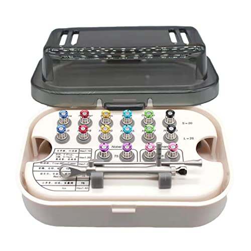 MZLaly Implant Repair Tool Kit Universal Prosthetic Repair Kit Colorful Implant Repair Tool Kit with 16pcs Screwdrivers Torque Screwdriver Wrench Tools,Blue MZLaly Implant Repair Tool Kit Universal Prosthetic Repair Kit Colorful Implant Repair Tool Kit with 16pcs Screwdrivers Torque Screwdriver Wrench Tools,Blue von MZLaly