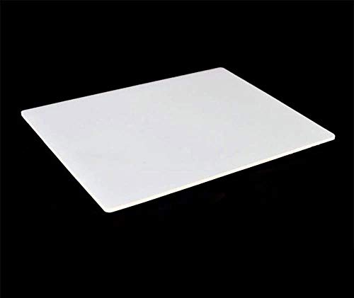 [1 Stück] Hitzebeständige Silikonmatte Hitzebeständige 100% Rutschfeste Silikonplatten Schutzmatten Klar und Haltbar Geeignet für Wartungsarbeiten Werkbank/Flash Butt Schweißen-Transparent Weiß von MZMing