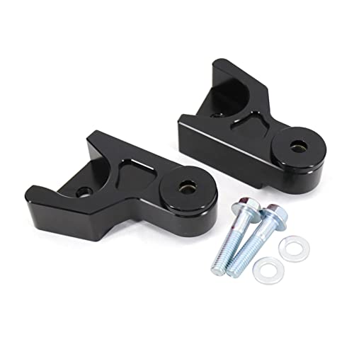 MZNBY 25MM Tieferlegungsverbindungssatz Motorrad Hinterradaufhängung Stoßdämpfer Für Honda Forza-350 GTR FORZA350 2021 2020 Zubehör (Color : Black) von MZNBY