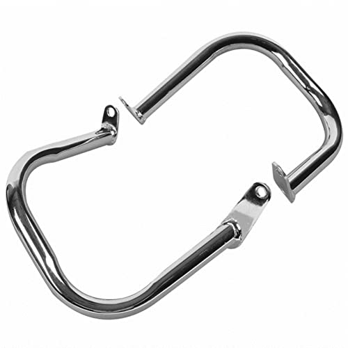 MZNBY Motorrad Motorschutzbügel Für Yamaha Vstar Dragstar 400 650 1997 1998 1999 2000 2001 2002 2003 2004 2005 2006 2007 2008 2009 2010 2011 2012 Zubehör (Color : Chrome) von MZNBY