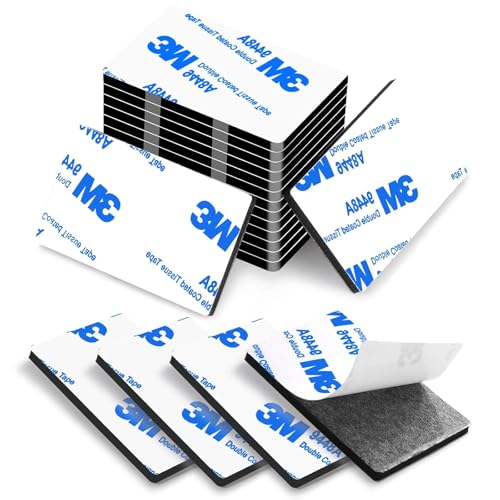 MZOYOURO Doppelseitiges Schaumstoff Pads Klebepads Doppelseitiges Extra Stark, 50 Stück Schwarzes Selbstklebendes Klebeband, für Wände Boden, Türen, Gläser und Metall Extra Stark Klebeband MZOYOURO Doppelseitiges Schaumstoff Pads Klebepads Doppelseitiges Extra Stark, 50 Stück Schwarzes Selbstklebendes Klebeband, für Wände Boden, Türen, Gläser und Metall Extra Stark Klebeband von MZOYOURO