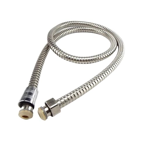 1,2 m/1,5/2 m Flexibler Brauseschlauch for die Badezimmerdusche zu Hause Wasserschlauchverlängerung Sanitärrohrziehen Edelstahl(2M) von MZPOZB