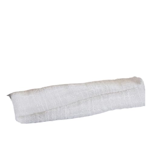 24 stücke 32x32 cm Gaze Baumwolle Serviette Wiederverwendbare Tee Handtuch Hochzeit Party Weihnachten Tisch Dekor Retro Grate servietten(24pcs Beige White) von MZPOZB