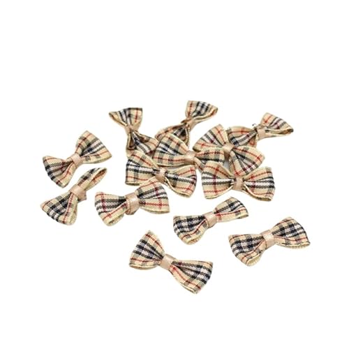 MZPOZB 100 STÜCKE DIY Kleine Satinband Fliege Hochzeit Verschönerung Handwerk Dekoration 1,5 cm * 3 cm(Color 1) von MZPOZB