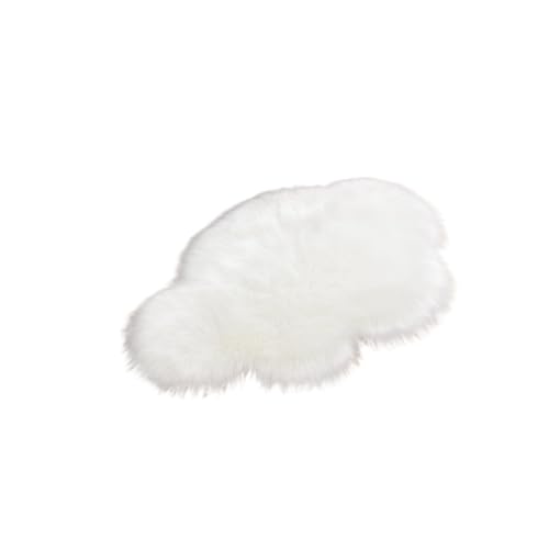 Teppichboden Flauschige Wolkenform-Teppiche for Wohnzimmer-Dekor, Kunstfell-Teppich, Kinderzimmer, Schlafzimmer, zotteliger Teppich, moderne Matte StrapazierfäHiger Teppich ( Color : White Clouds , Si von MZPOZB