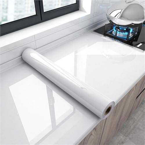 Wandschutzfolie Klebefolien Marmor Küche Öl-Beweis Film Herd Wasserdicht Feuchtigkeit-Beweis Selbst-Klebe Tapete Arbeitsplatte Schrank Renovierung Fliesen Aufkleber(Color-09,40cm x 200cm) von MZPOZB