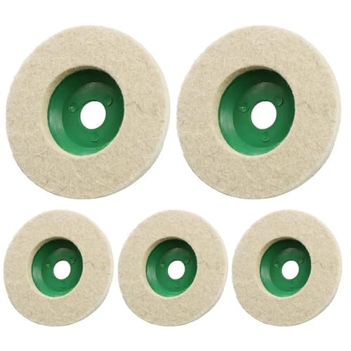 Woll-Polierscheibe 5 Stück Wolle Winkelschleifer Rad for Winkelschleifer 125 mm Polierscheibe 4 Zoll for Auto Metall Marmor Glas Keramik winkelschleifer wolle Woll-Polierscheibe 5 Stück Wolle Winkelschleifer Rad for Winkelschleifer 125 mm Polierscheibe 4 Zoll for Auto Metall Marmor Glas Keramik winkelschleifer wolle von MZPOZB
