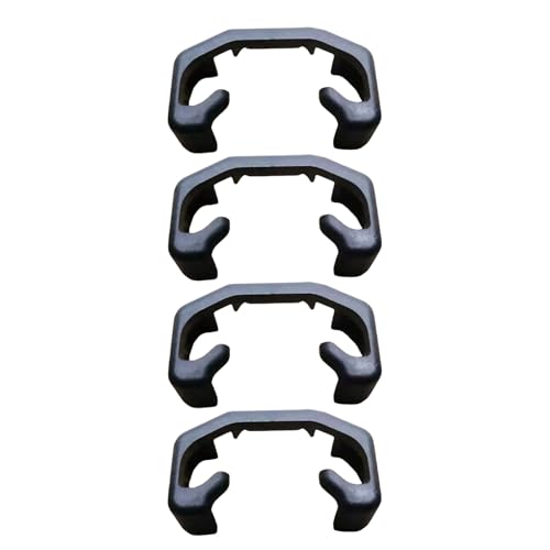 4 Stück Starke Sitzschienenkappen Allgemeine Passform Sitzgleiter Clips Schienenabdeckungen Set für Automotive Verwendung Slide Clip Ersatz von MZRAN