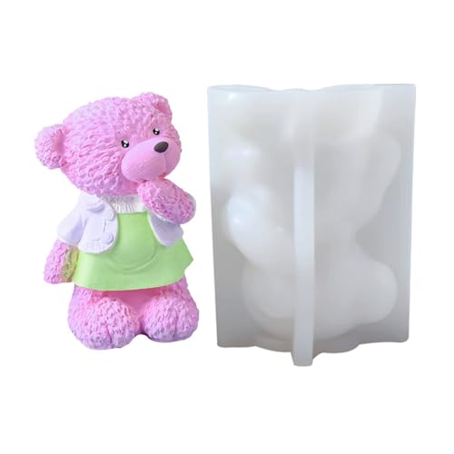 Mehrzweck-Bär-Silikonformen für Seife, Tierstatue, Silikone für Heimdekoration, Epoxidharz, Bärenform Mehrzweck-Bär-Silikonformen für Seife, Tierstatue, Silikone für Heimdekoration, Epoxidharz, Bärenform von MZRAN