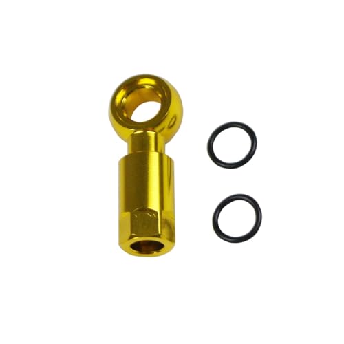 Präzisionsgefräster Bremsleitungsanschluss, schnell zu installieren, 5 hydraulische Adapter zur Verbesserung der Bremsleistung, einfach zu installierender Adapter Präzisionsgefräster Bremsleitungsanschluss, schnell zu installieren, 5 hydraulische Adapter zur Verbesserung der Bremsleistung, einfach zu installierender Adapter von MZRAN