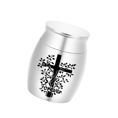 Simple Sarg Aschegefäß für Haustierurne, Schnitzereien, kleines Glas, Urnenbehälter, dekorative Haustieraufbewahrung von MZRAN