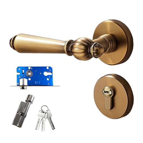 Türgriff-Set aus Metalllegierung, moderne Türgriffe, Sicherheitsset für Renovierungen und Sicherheitsverbesserung, Wohngebäude, 1 Set Türgriff-Set aus Metalllegierung, moderne Türgriffe, Sicherheitsset für Renovierungen und Sicherheitsverbesserung, Wohngebäude, 1 Set von MZRAN