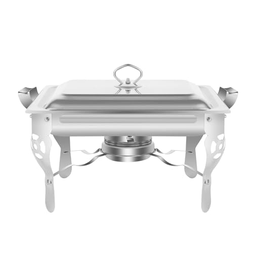 6L Chafing Dish Edelstahl Esszimmer Herd Wärme Container Chafing Dish Container Lebensmittel Wärmer von MZSKLW