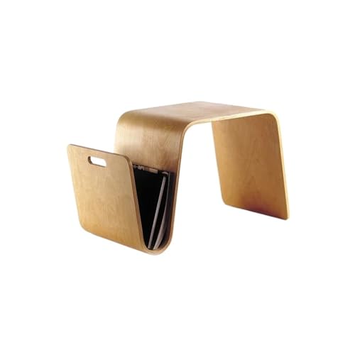 Couchtisch aus massivem Holz, schlicht, modern, kreativ, Teetisch, Designer, gebogenes Holz, Wohnzimmermöbel(Log Color) von MZSKLW