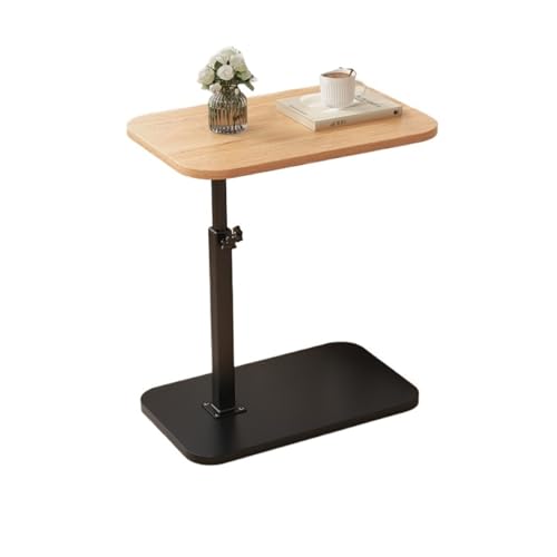 MZSKLW Beistelltisch, C-förmiger Beistelltisch for Couch, Sofa, Bett, Desktop-C-Tisch for Wohnzimmer, Schlafzimmer(Light Gray) von MZSKLW